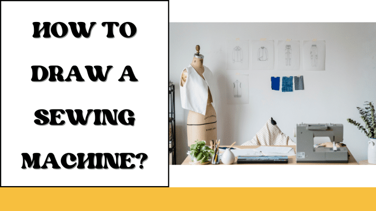 How to Draw a Sewing Machine?
